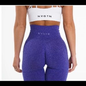 XS NVGTN Electric Blue Seamless Leggings